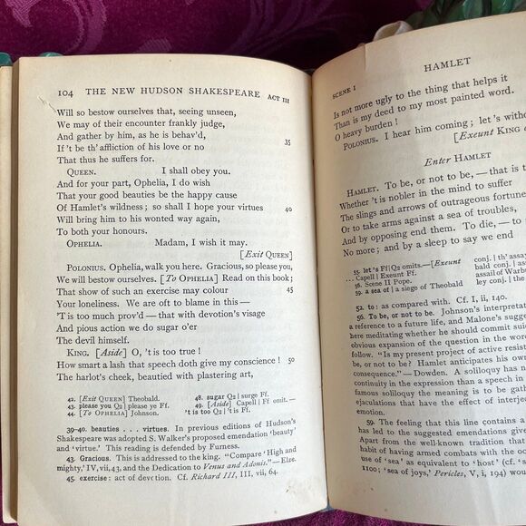 1909 The Tragedy of Hamlet. The New Hudson Shakespeare. Introduction and Notes - Picture 8 of 12